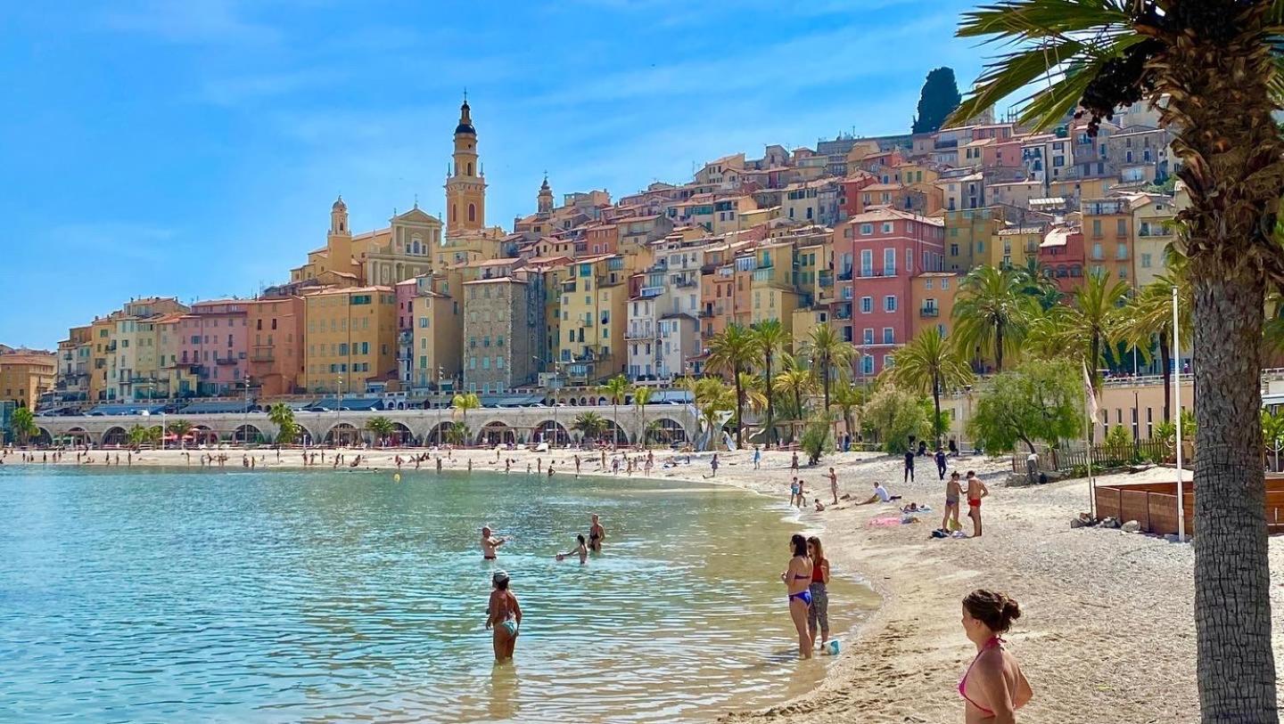 Monaco # Menton - 6 Persons - 2 Bedrooms - Full Renovated - Private Parking - Hypercenter - Clim - Beach And Sun マントン エクステリア 写真